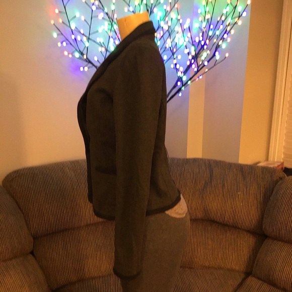 🧥 RW&CO Grey/Black Short Fitted Blazer Size M - Picture 5 of 11